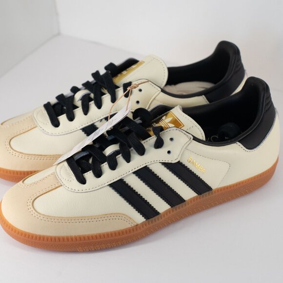 Adidas Samba OG Cream White / Core Black / Sand Strata - Picture 4 of 9